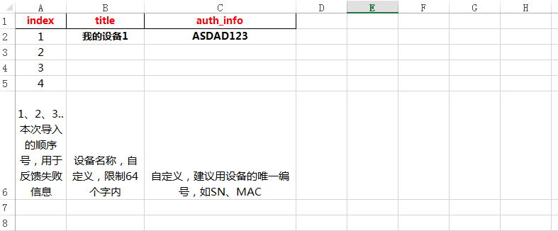 模版填写
